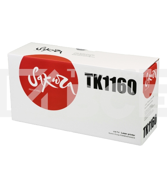 Картридж Sakura TK1160 для Kyocera Mita ECOSYS p2040dn/ p2040dw, черный, 7 200 к.