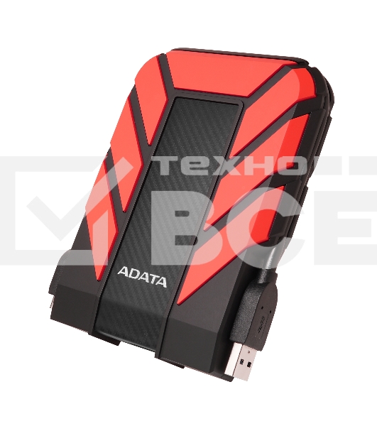 Внешний жесткий диск 2Tb Adata HD710P AHD710P-2TU31-CRD черный/красный (2.5