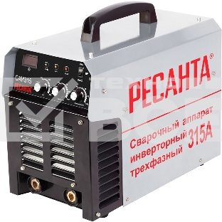 Сварочный аппарат инверторный Ресанта САИ 315380В 20-315А 70% 6мм 10кг