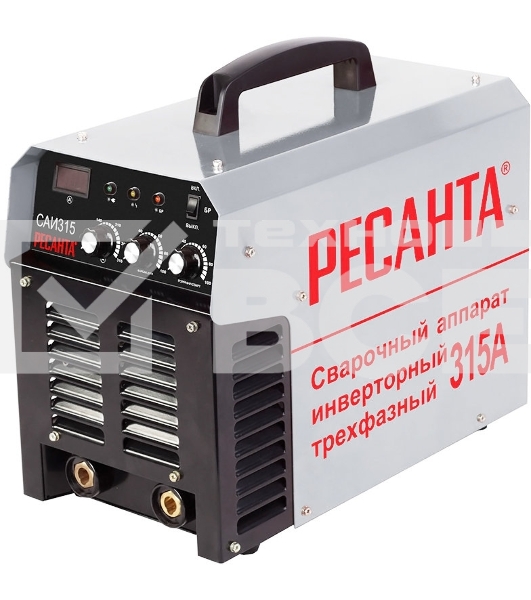 Сварочный аппарат инверторный Ресанта САИ 315380В 20-315А 70% 6мм 10кг