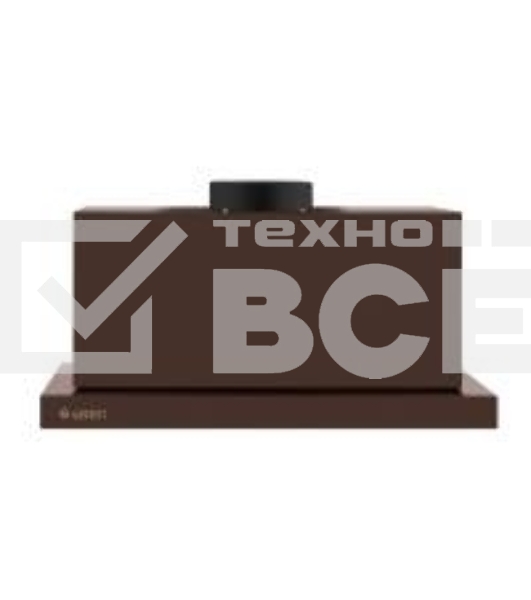 Вытяжка встраиваемая Gefest ВО 4501 К4 коричневый, 50 см, 600 куб. м/ч, 77 дБ