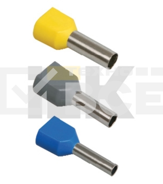 Наконечник-гильза изол. НГИ2 0.5-8 оранж. (уп. 100 шт) IEK UTE10-D1-8-100