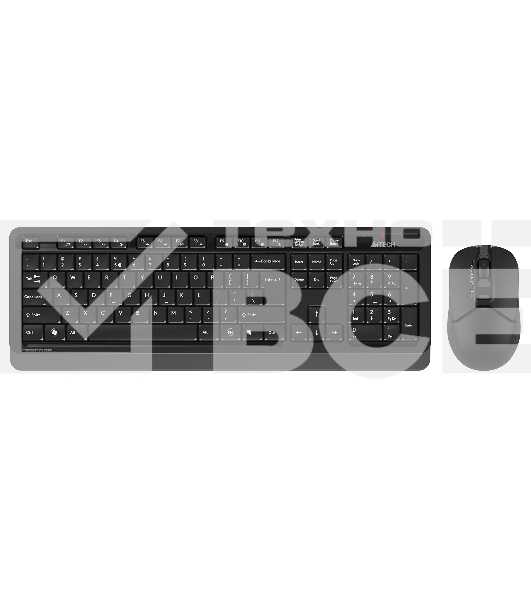 Клавиатура + мышь A4Tech Fstyler FG1012 клав:черный/серый мышь:черный USB беспроводная Multimedia