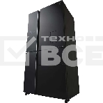 Холодильник Sharp SJWX99ABK серный трехкамерный  морозилка снизу 423/179л, фото4