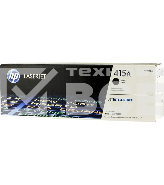 Тонер Картридж HP 415A W2030A черный (2400стр.) для HP LJ M454/MFP M479
