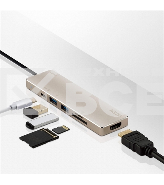 Док-станция ATEN USB-C Multiport Mini Dock - PD60W