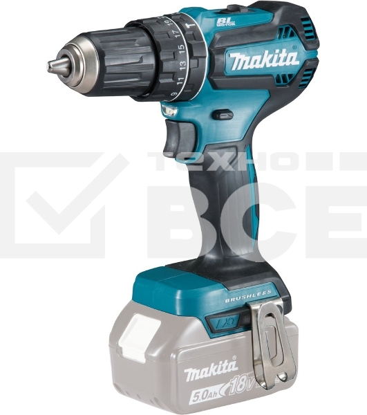 Дрель-шуруповерт Makita DHP485Z, Аккумуляторная, 18В, Без АКБ и ЗУ
