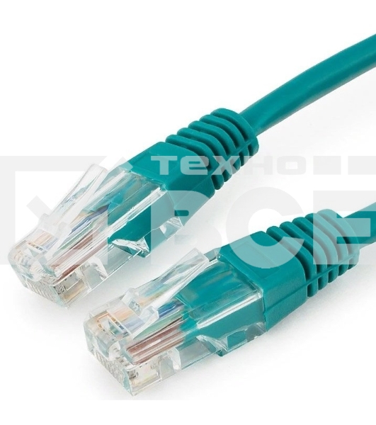 Патч-корд UTP Cablexpert кат.5e 0.25м, литой, многожильный (зелёный)