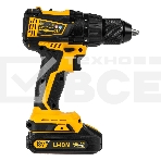 Дрель-шуруповерт аккумуляторная Denzel BLDL-IB-18-02, 18В, 2 АКБ, Кейс, фото23