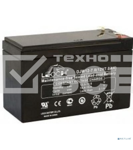 Батарея для ИБП Leoch/STAR DJW12-7.0 (12V 7Ah)