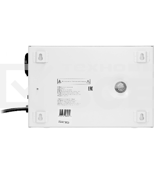 Настенный стабилизатор напряжения SMARTWATT AVR SLIM 500RW (100W - 260W, 500VA, 0.5 кВт, 50 Гц, розеток — 1, LED-диспле