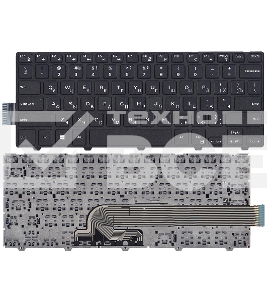 Клавиатура для ноутбука Dell Inspiron 14-3000 черная