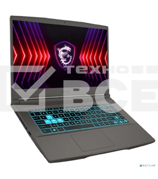 Ноутбук MSI Thin 15 B12UC-1433XRU Core i5 12450H 8Gb SSD512Gb NVIDIA GeForce RTX 3050 4Gb 15.6