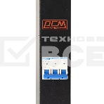 Блок распределения питания Powercom PDU-32AVMS24-18C3-6C9-3P верт.размещ. 18xC13 6xC19 с сетевым мониторингом 3x32A EN 60309 2м, фото9