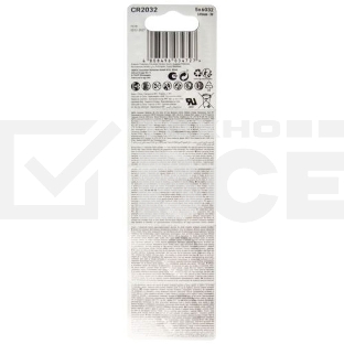 Батарейка Varta ENERGY CR2032 BL5 Lithium 3V (6032) (5/100/500) (5 шт.)