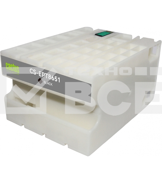 Картридж струйный Cactus CS-EPT8651 (T8651) черный пигментный (8000 стр.) для Epson WF5190/5690