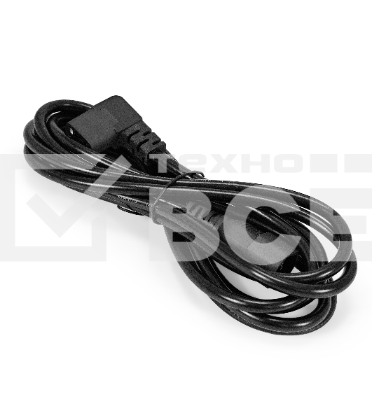 Кабель питания ExeGate Power EC-3P (C13 угловой->C14, VDE-250V-3*1.0mm2, медь, черный, 16A, 3м)