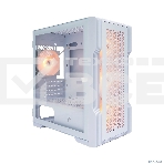 Компьютерный корпус 1STPLAYER TRILOBITE T3 White / mATX, TG / 4x 120mm LED fans inc. / T3-WH-4F1-W, фото4
