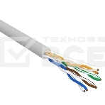 Кабель витая пара, U/UTP, CAT 5e, ZH нг(А)-HF, 4х2х0,52мм, 24AWG, INDOOR, SOLID, серый, 305м Rexant PRO, фото2