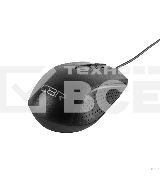 Мышь проводная CBR CM 123 черный, 1000 dpi, USB, кнопки - 3