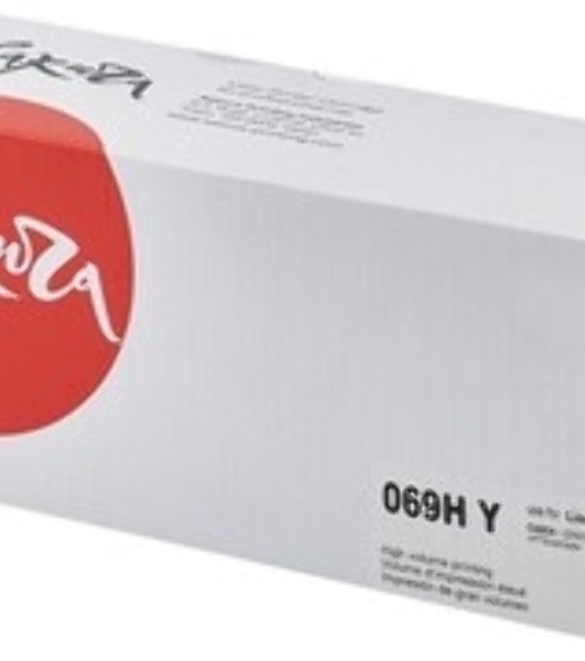 Картридж Sakura 069HY (5095C002) для Сanon, желтый, 5500к.