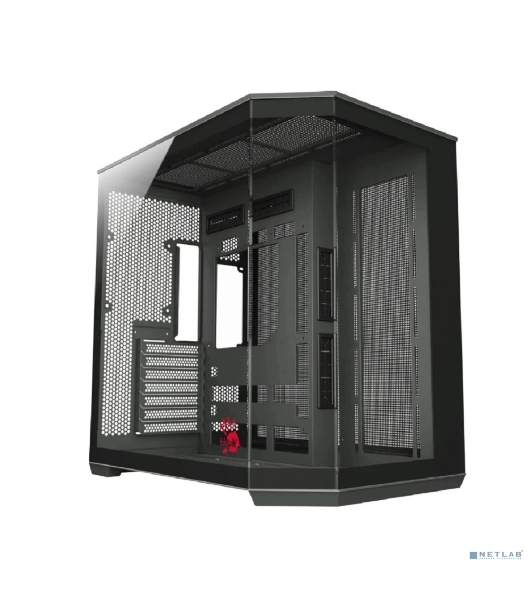 Компьютерный корпус Bloody BD-CC109 черный без БП ATX 10x120мм 2xUSB3.0 audio