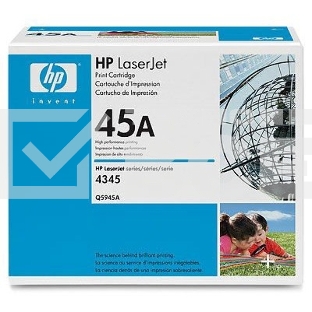 Картридж лазерный HP Q5945A черный для LJ 4345mfp 18 000 стр.
