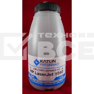 Тонер HP LJ 1010/1012/1015/1018/1020 (фл.100г.) Katun фас России