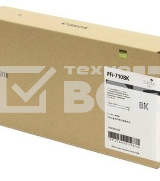 Картридж струйный Canon PFI-710 BK 2354C001 черный (700 мл) для Canon TX-2000/TX-3000/TX-4000
