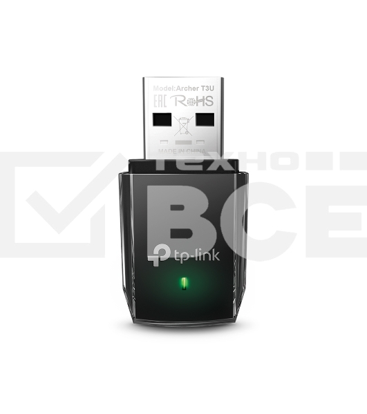 Адаптер TP-LINK Archer T3U AC1300 Мини Wi-Fi MU-MIMO USB-адаптер
