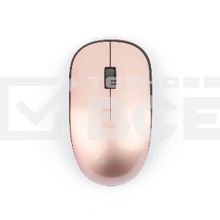 Мышь беспроводная Gembird MUSW-111-CRL коралловый, 1200 dpi, радиоканал, USB, кнопки - 3