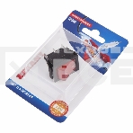 Выключатель клавишный 250V 15А (6с) ON-ON красный с подсветкой (RWB-506, SC-767) Rexant (в упак. 1шт.), фото2