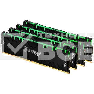 Оперативная память Kingston Fury Renegade, DDR4, 16GB (2x8GB), 3600MHz, CL16, с радиаторами, RGB, черный