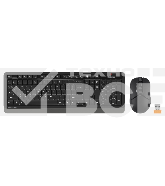 Клавиатура + мышь A4Tech Fstyler FG1012 клав:черный/серый мышь:черный USB беспроводная Multimedia