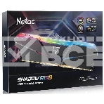 Оперативная память NETAC Shadow, DDR4, 16GB (2x8GB), 3200MHz, CL16, с радиаторами, RGB, серый, фото 1