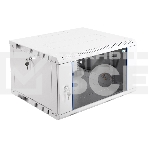 Шкаф телеком. настенный разборный 6U (600х520) дверь стекло,цвет черный (ШРН-Э-6.500-9005), фото3