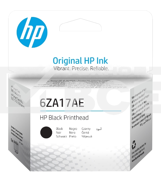 Печатающая головка HP 6ZA17AE черный для HP SmartTank 500/600 SmartTankPlus 550/570/650