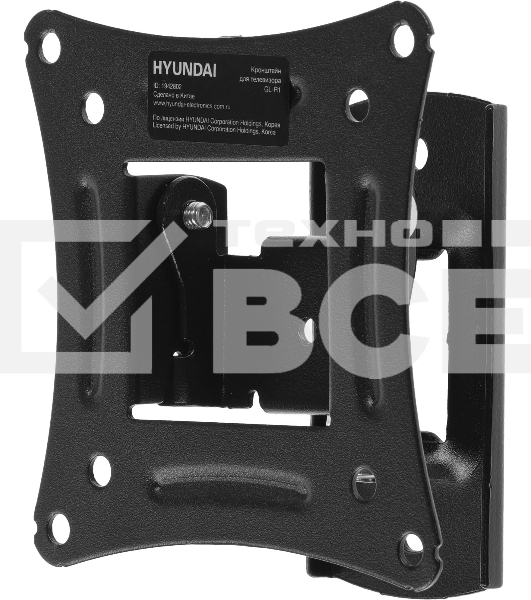 Кронштейн для телевизора Hyundai GL-R1 черный 20'-29' макс.15кг настенный поворот и наклон