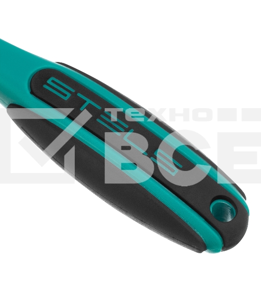 Ключ-трещотка Stels 1/4, 72 зуба, с быстрым сбросом, CrV, 2-х ком. рукоятка