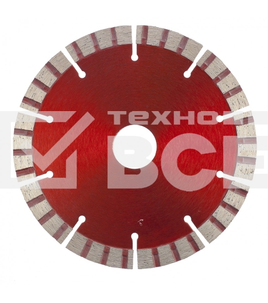 Диск алмазный MATRIX отрезной Турбо-сегментный, 125x22,2 мм, сухая резка MATRIX Professional 73142