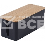 Органайзер Cactus CS-BOX-BL черный/бамбук, фото 1