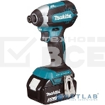 Шуруповерт Makita DTD153RFE Шуруповерт ак(уд) б\щет, 18В,2х3Ач Li-ion,0-3400об\м,6-ти гр1\4',1.3кг,чем,170Нм,М5-М16, фото2