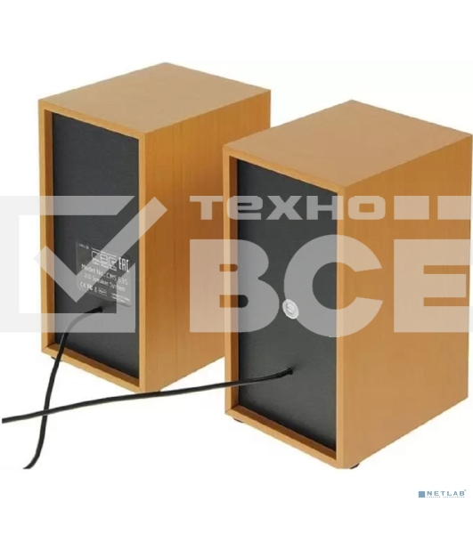 Колонки CBR CMS 635, Wooden, 3.0 W*2, USB 