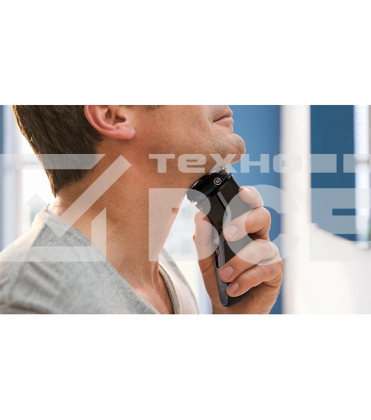 Бритва роторная Philips S3134/51 реж.эл.:3 питан.:аккум. черный