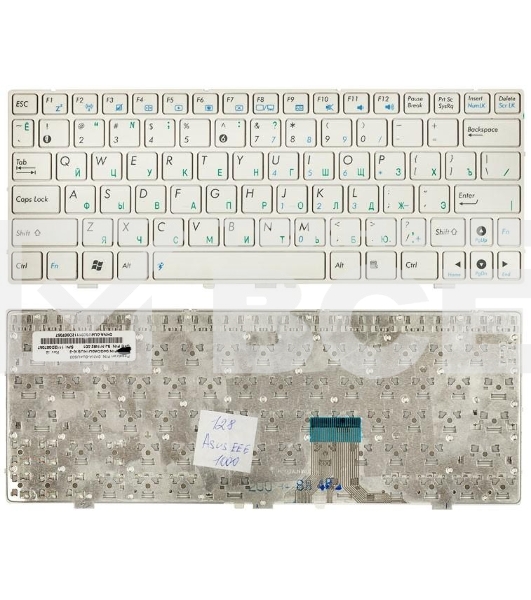 Клавиатура для ноутбука Asus Eee PC 1000 1000H 1000HD белый