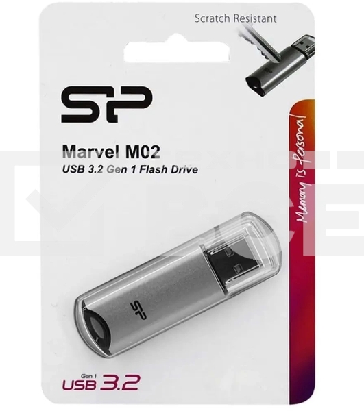 Флеш диск Silicon Power 64GB Type-A USB 3.2 Gen 1, Silver, Blue