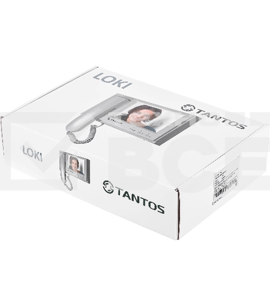 Видеодомофон Tantos Loki белый