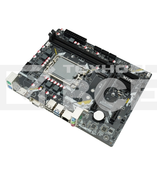 Материнская плата AFOX IH610D4-MA5-V4, LGA 1700, Intel H610, 2xDDR4, 3xSATA, 1xM.2, 1xPCIe 4.0 x16, 1xPCIe x1, 1xminiPCIe, 1xHDMI, 1xD-Sub, 1x 1Gb LAN, 2xUSB-A 2.0, 2xUSB-A 3.2 Gen 1, 3x3.5 мм, 5.1, microATX