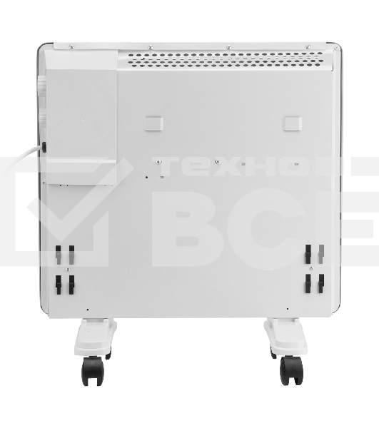 Конвектор электрический MTX CH-1000, белый, 1000 Вт, 10 м2, термостат