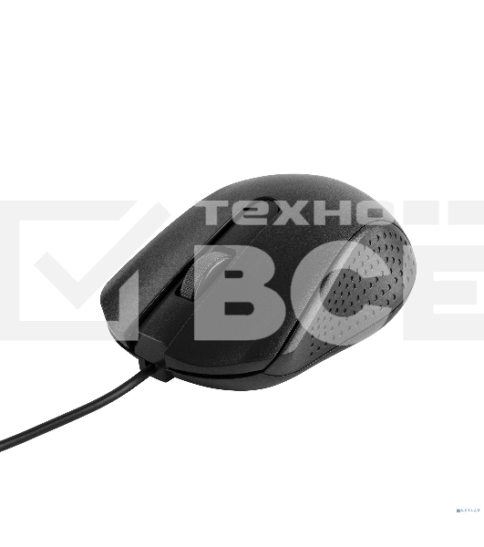 Мышь проводная CBR CM 123 черный, 1000 dpi, USB, кнопки - 3